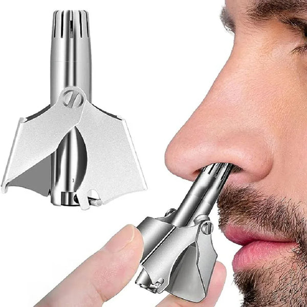 Stainless Steel Manual Nose and Ear Hair Trimmer