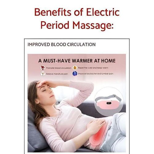 Electric Period Cramp Massager Belt – Smart Heating & Vibrating Waist Abdominal Belt