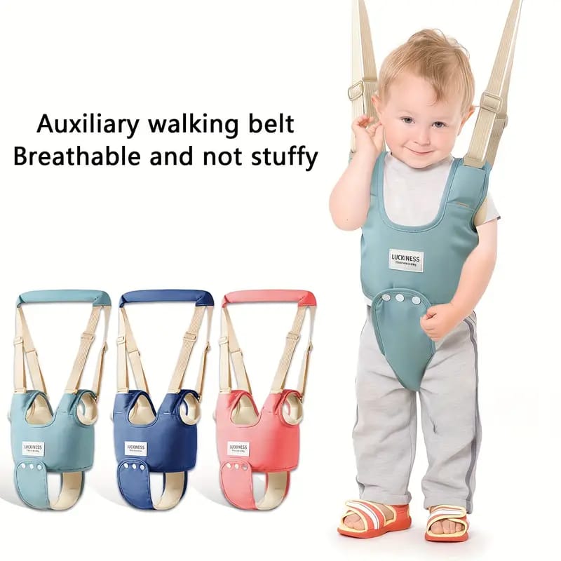 Baby Walking Harness Assistant Belt | Breathable Safety Toddler Walker Auxiliary Belt & Leash