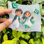 14 August Independence Day DTF Iron-On Prints for Clothes – Jashn-e-Azadi Pakistan T-Shirt Sticker Sheets (5x5 Inch)