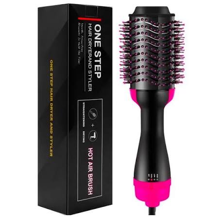 One Step 3-in-1 Hot Air Brush – Professional Hair Dryer, Straightener, and Volumizer Styler