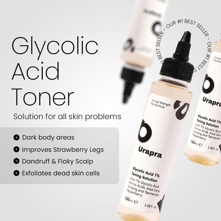 Urapra Glycolic Acid 7% Toning Solution (100ml) – Solution for All Skin Problems