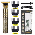 Vintage T9 Professional Hair Trimmer – Rechargeable Metal Body Electric Clipper