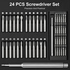 24-in-1 Precision Screwdriver Set – Portable Magnetic Repair Tool Kit for Mobile, Laptop & Electronics