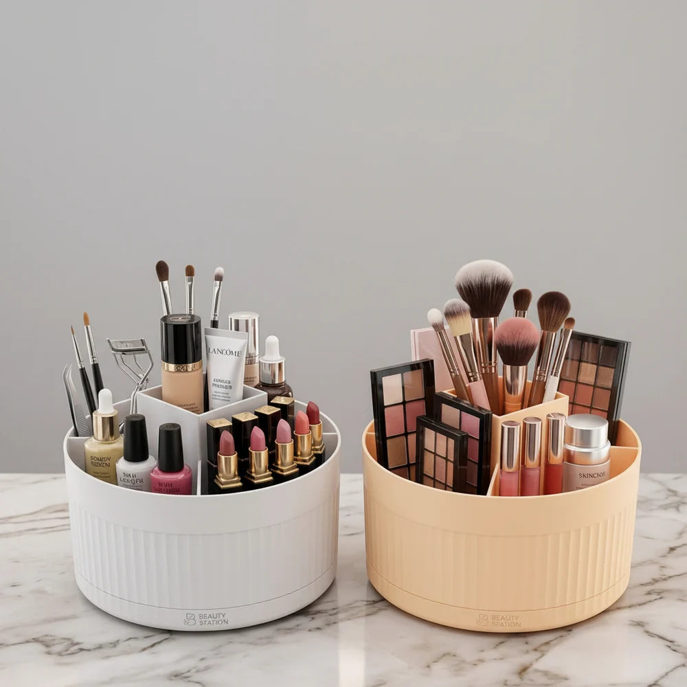 360° Rotating Cosmetic & Makeup Organizer Storage Caddy
