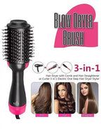 One Step 3-in-1 Hot Air Brush – Professional Hair Dryer, Straightener, and Volumizer Styler
