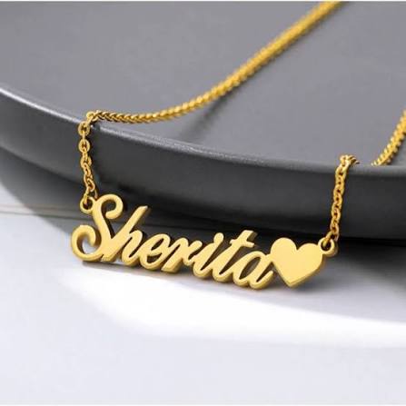 Customized Name Gold Plated Necklace - Personalized Elegant Jewelry