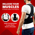 Back Posture Corrector Belt with Support Metal Rods