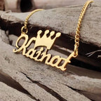 Customized Name Gold Plated Necklace - Personalized Elegant Jewelry
