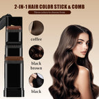 Hair Dye Touch-Up Stick with Built-In Comb Applicator | Long-Lasting Root Concealer