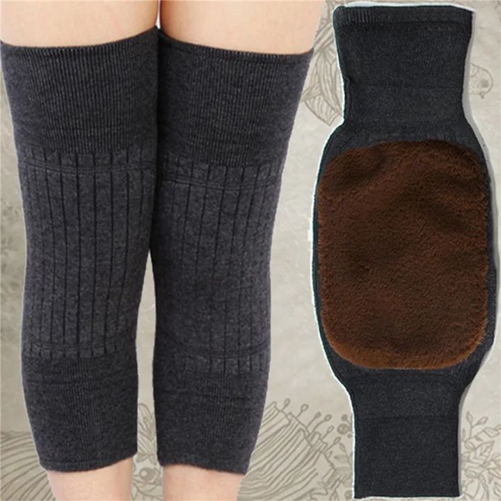 Pair of Warm Wool-Blend Knee Pads