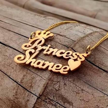 Customized Name Gold Plated Necklace - Personalized Elegant Jewelry