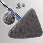 360° Rotating Triangle Twister Mop – Self-Wringing Cleaning Mop for Floors, Walls & Ceilings