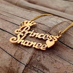 Customized Name Gold Plated Necklace - Personalized Elegant Jewelry