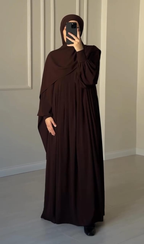 Chocolaty Elegant Abaya With Stroller