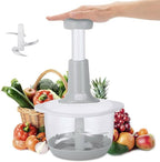 Falari 1.5L Hand Pressure Meat Grinder & Vegetable Chopper | Multi-Functional Manual Food Processor & Egg Beater