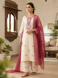 Ready to Wear Premium Embroidered Cotton Breeze Suit with Lacha Flapper