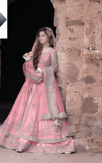 Heavy Net Embroidered Maxi Suit with Zari & Stone Hand Work (Same As Original)