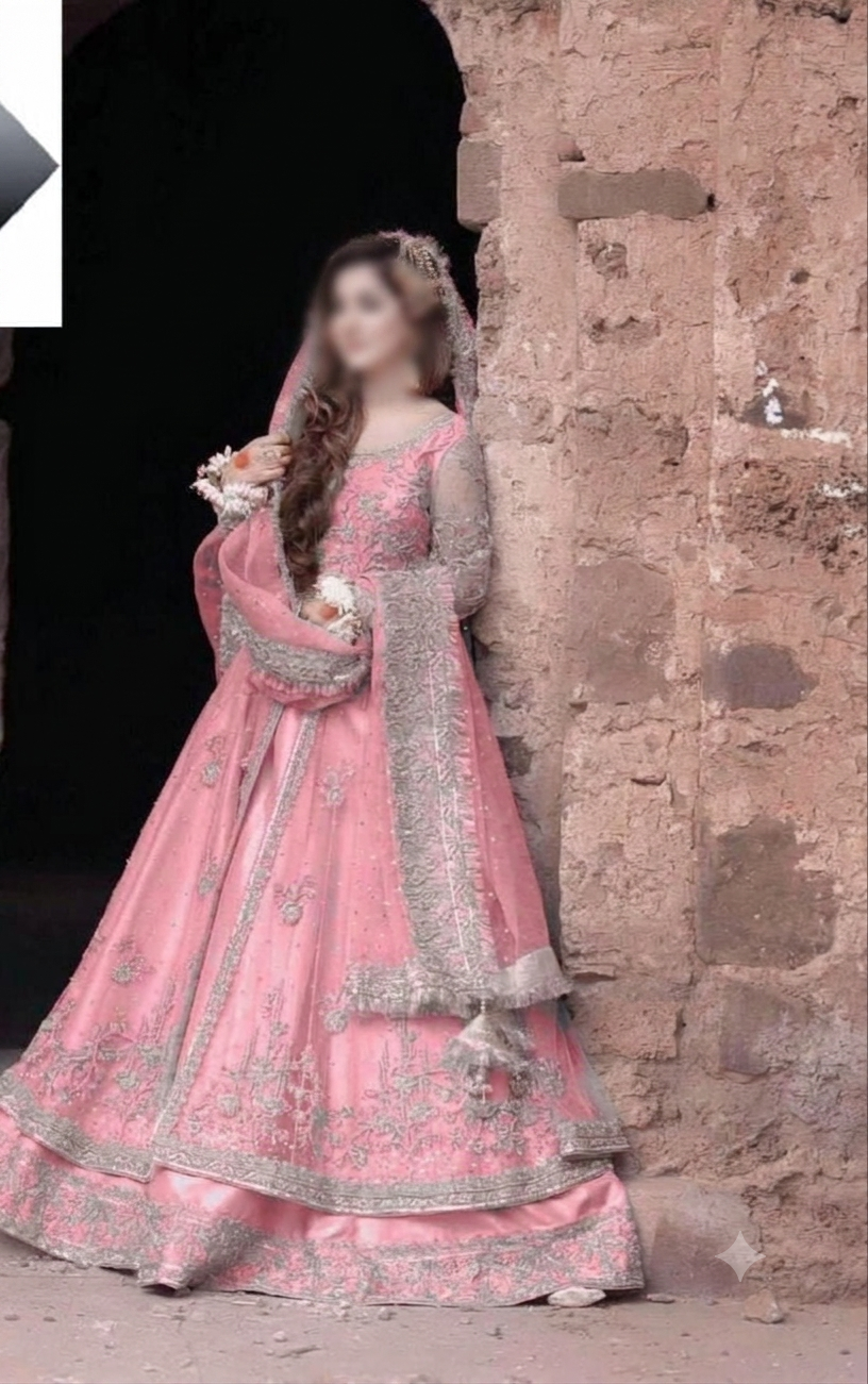 Heavy Net Embroidered Maxi Suit with Zari & Stone Hand Work (Same As Original)