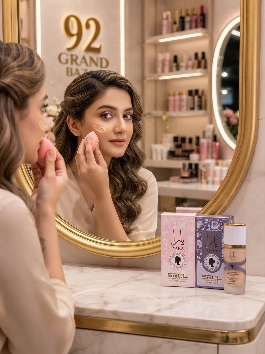 Yara Full Coverage Waterproof Foundation SPF 30++ (Shades RO1 & RO2)