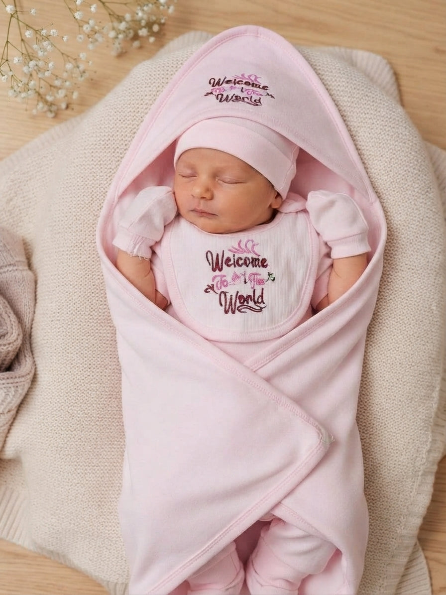 6-Piece Newborn Baby Welcome Gift Set