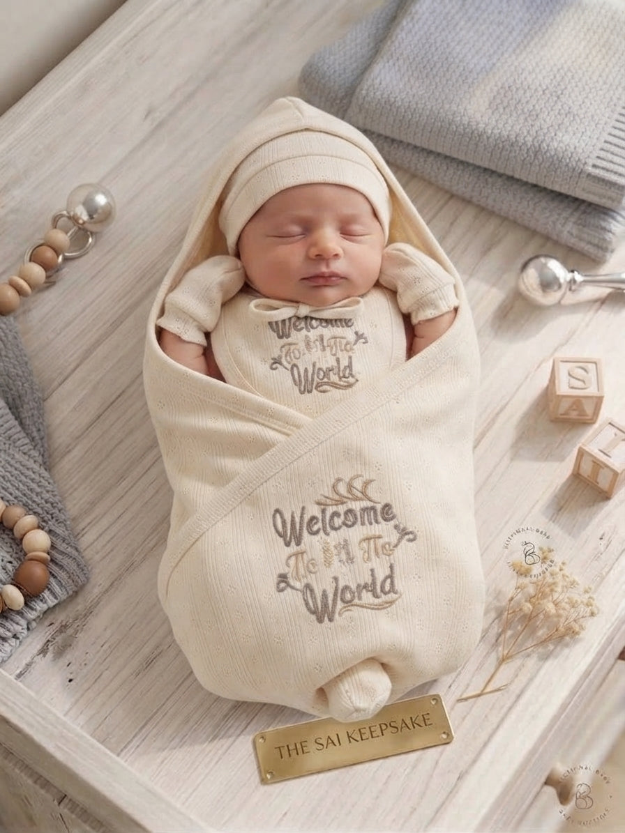 6-Piece Newborn Baby Welcome Gift Set