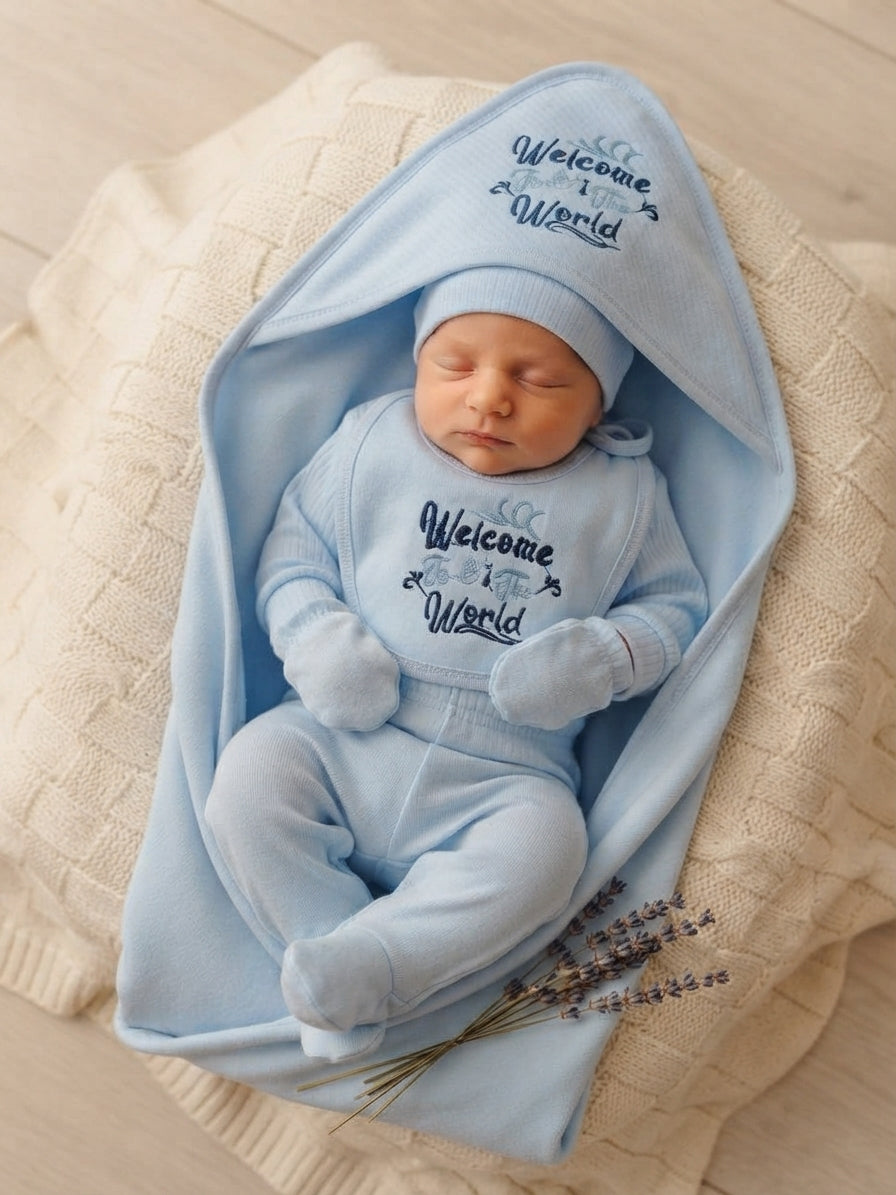 6-Piece Newborn Baby Welcome Gift Set