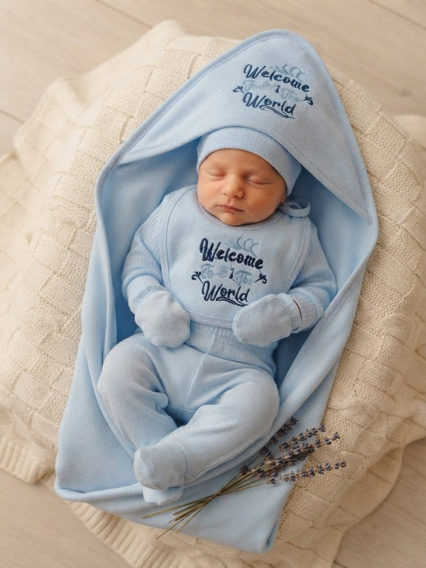 6-Piece Newborn Baby Welcome Gift Set