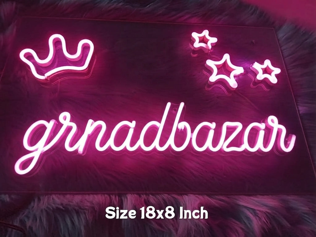 Custom LED Neon Sign – Personalized Handcrafted Name & Wall Art Light