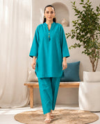 Ready to Wear 2-Piece Boutique-Style Cotton Co-Ord Set