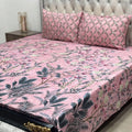 Premium King Size Cotton Mix Full Printed Bedsheet Set 3-Piece – Gift Pack Collection