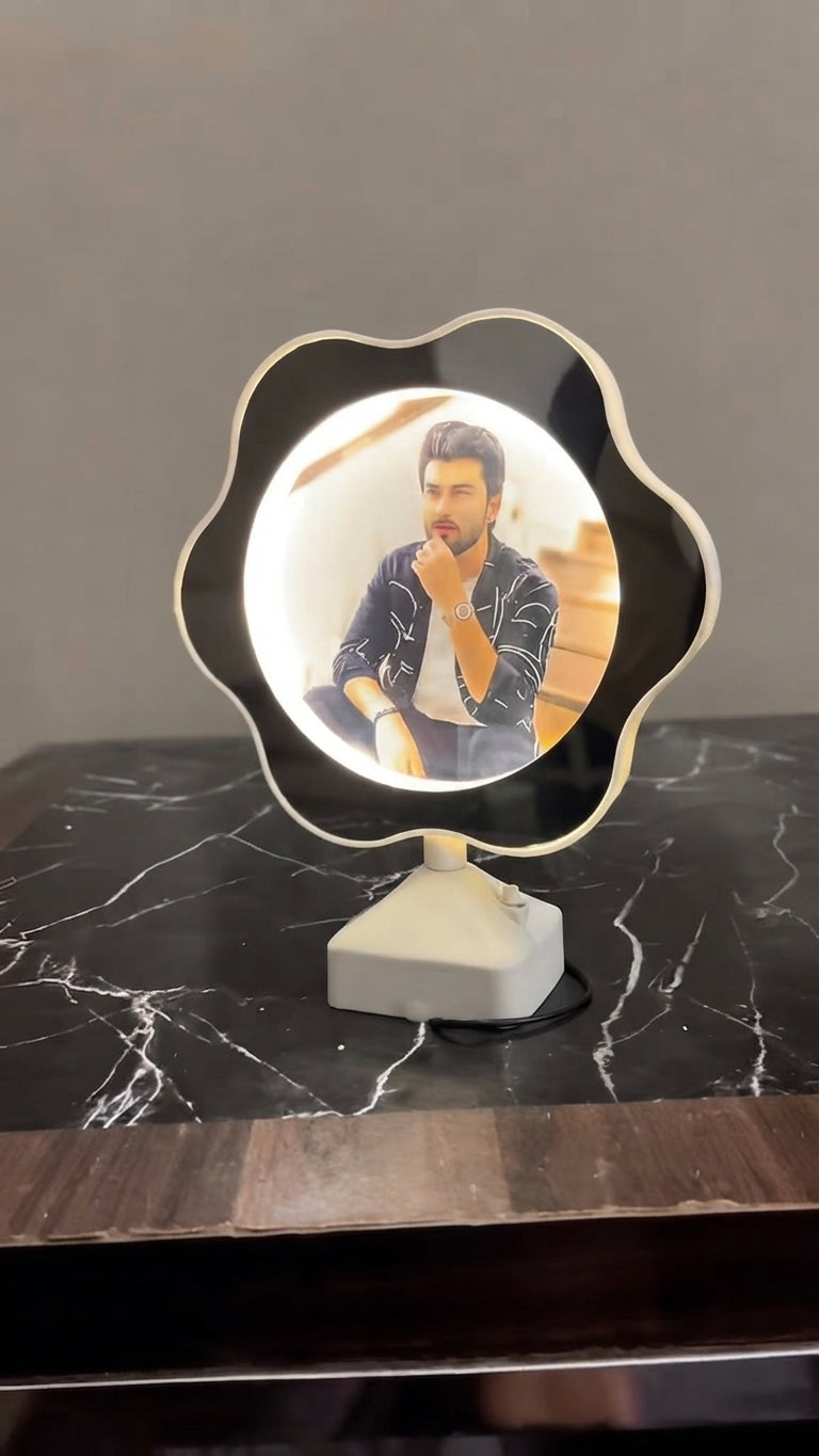Customised Mirror LED Photo Lamp