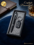 Customise Engraved Pen & Keychain Gift Set