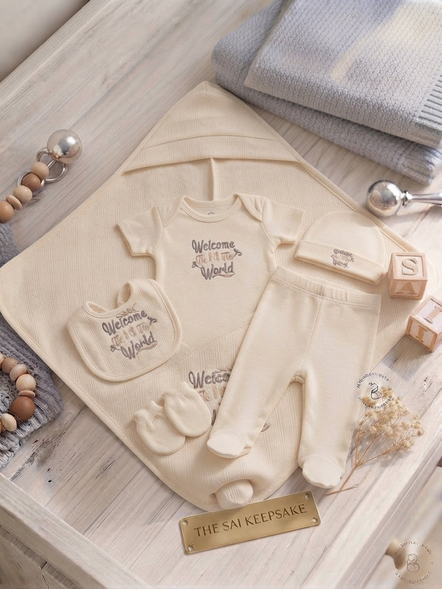 6-Piece Newborn Baby Welcome Gift Set