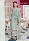 Luxury Bridal Organza Suit – Stone Handwork & Silk Trouser