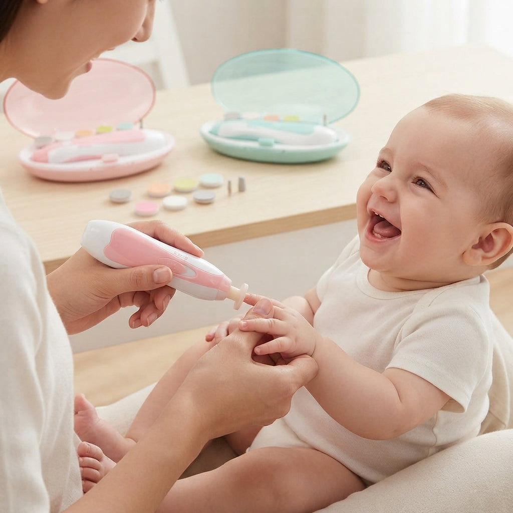 Baby Electric Nail Trimmer Set (Mix Random Color)