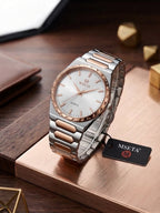 Modern Executive Men's Watch – Two-Tone Quartz Timepiece in 3 Colors