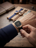 Minimalist Square Men's Watch with Silicone Strap | 4 Colors Available