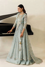 3-Piece Wedding Edition Heavy Embroidered Chiffon Suit