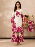 2-Piece Premium Bana Dora Lawn Suit - Digital Print Shirt and Flapper