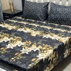 3-Piece King Size Cotton Mix Printed Bedsheet Set