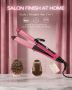 Nova 2-in-1 Professional Hair Straightener and Curler