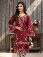 Ready to Wear 2-Piece Pure Cotton Chikankari Suit with Farshi Shalwar