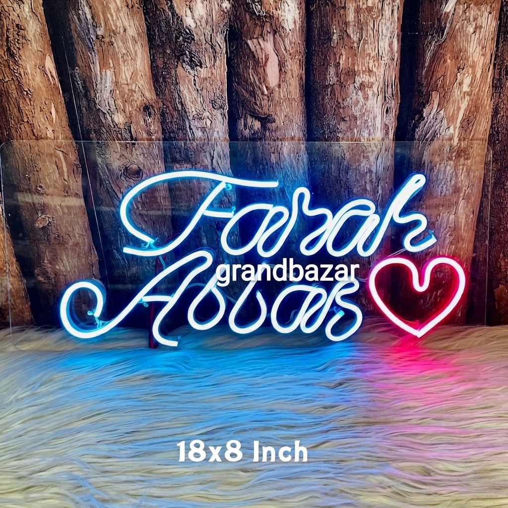 Custom LED Neon Sign – Personalized Handcrafted Name & Wall Art Light