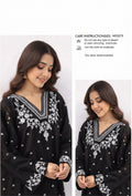 2-Piece High Quality Dhanak Embroidered Unstitched Suit for Women