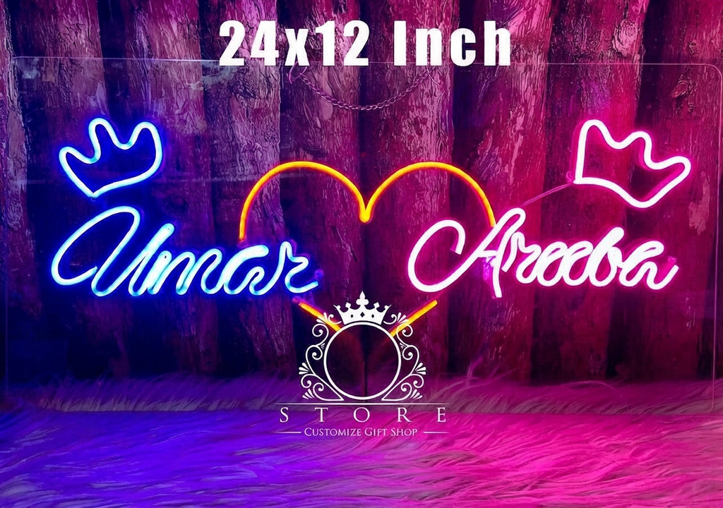 Custom LED Neon Sign – Personalized Handcrafted Name & Wall Art Light