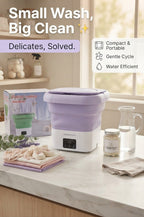 Portable Mini Washing Machine 6L – Foldable Compact Washer