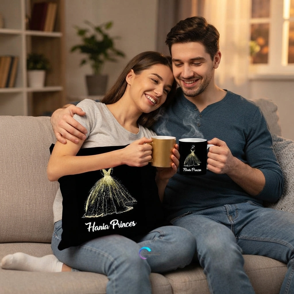 Custom Personalized Pillow & Mug Gift Deal