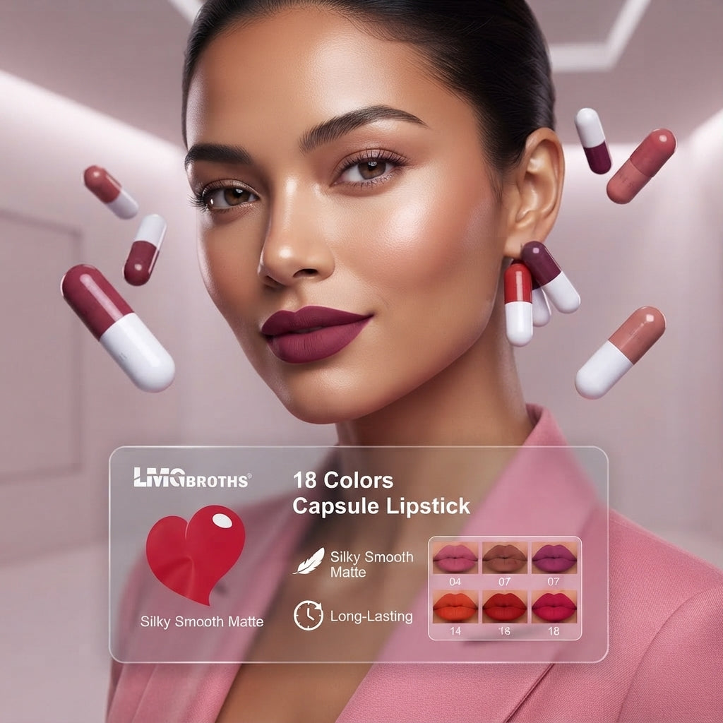 Mini Capsule Lipstick Set - 18 Pcs Pack