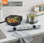 Raf Double Electric Stove 2000W – Fast Heating Hot Plate